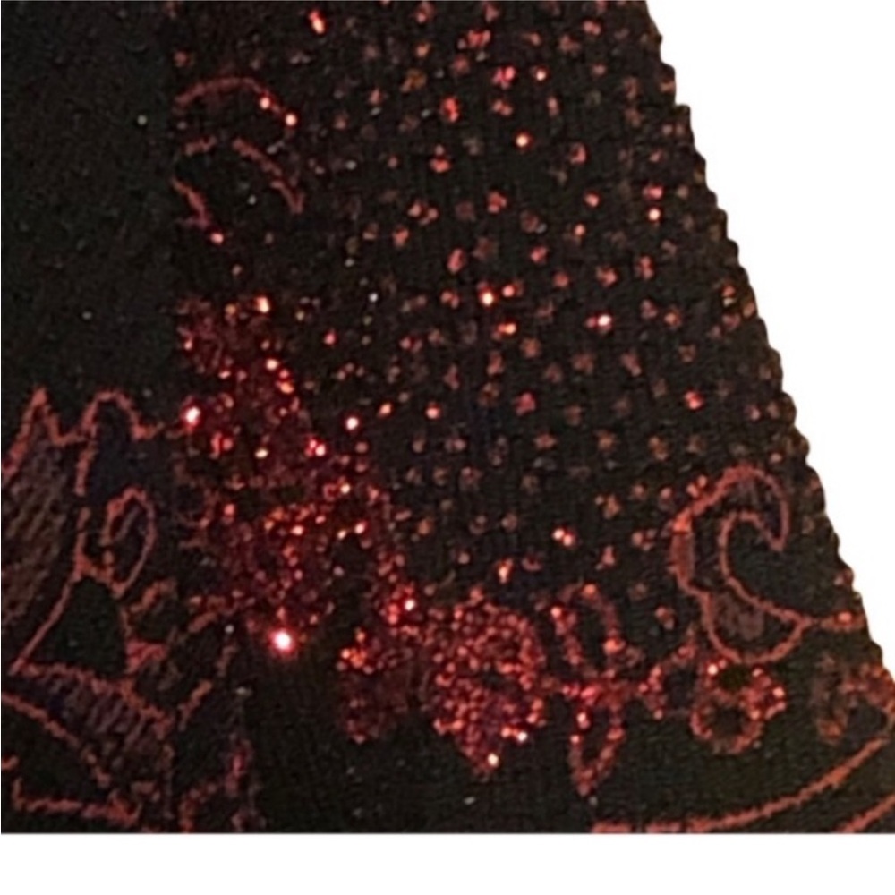 METAPHOR Black And Red Twist Knot Blouse
With BLING SIZE XL - Picture 7 of 14